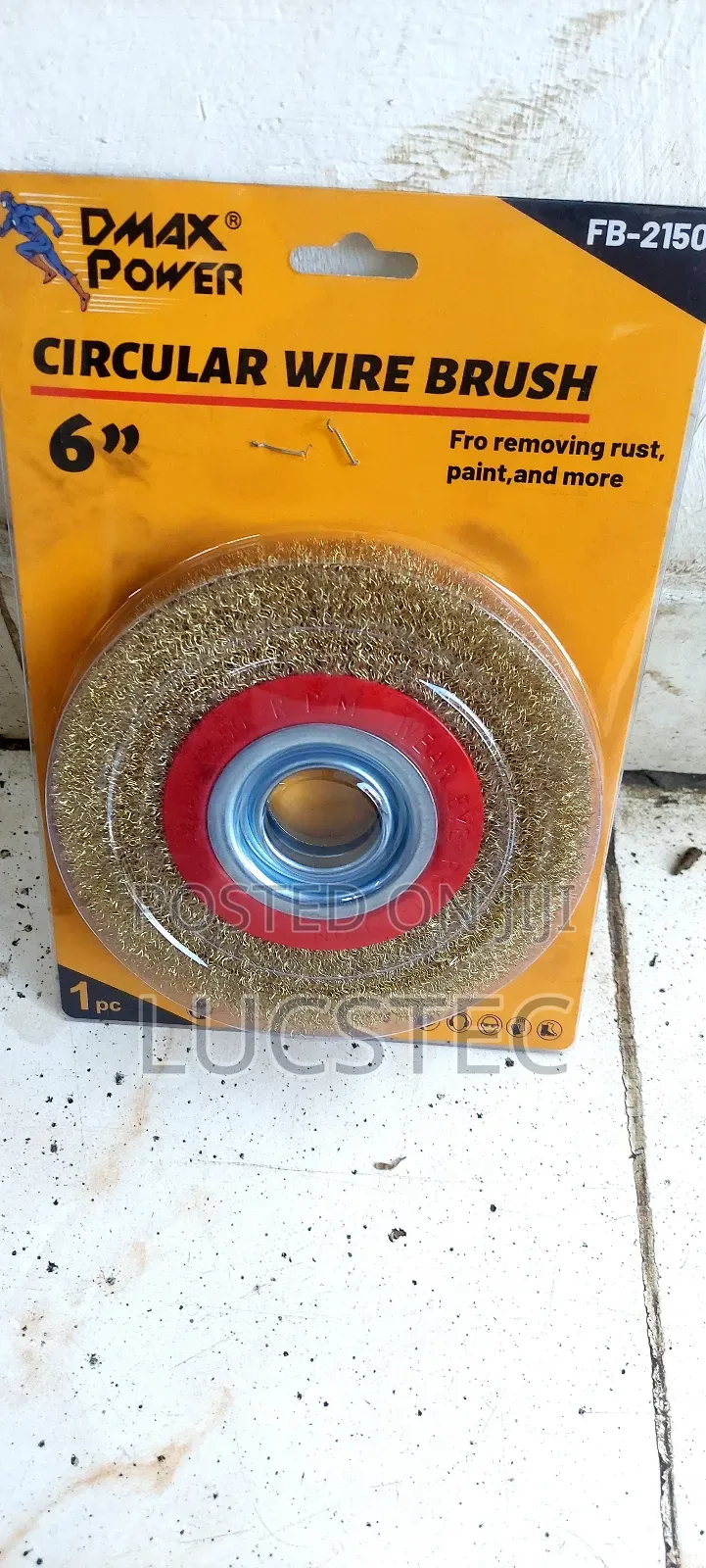 DMAX POWER 6" Circular Wire Brush (Model: FB-2150)