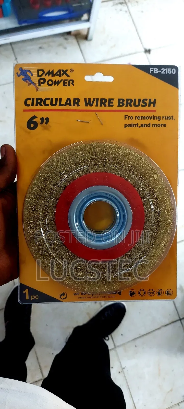 DMAX POWER 6" Circular Wire Brush (Model: FB-2150)