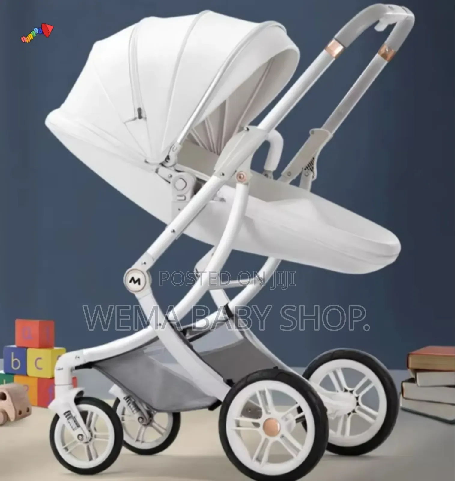2 in 1 Executive Eggshell Shaped Baby Stroller/Pram