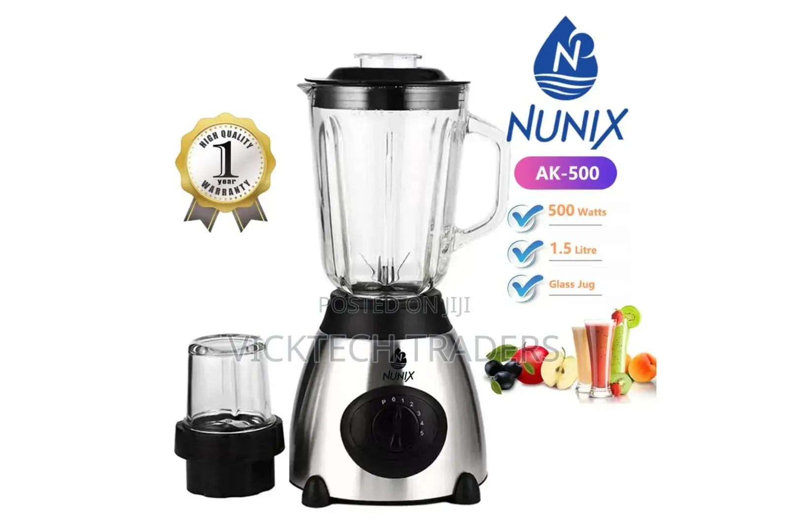 Blender/Nunix 2 In1 AK-500 With Grinder