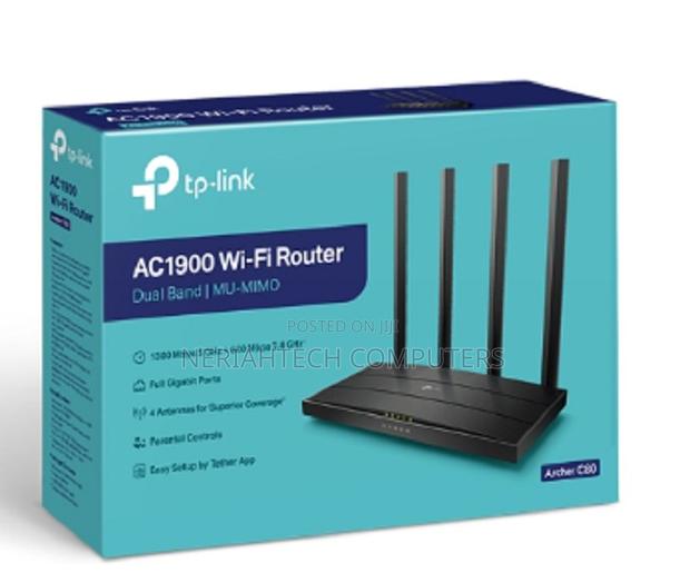 Tp-Link Ac1900 Wireless Wi-Fi 5 Router - Tl-Archer C80 - main view