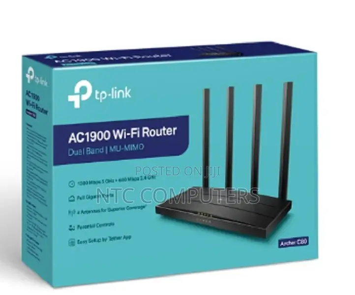 Tp-Link Ac1900 Wireless Wi-Fi 5 Router - Tl-Archer C80