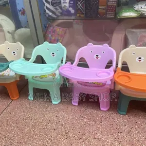 Baby Plastic Chair With Detachable Feeding Area