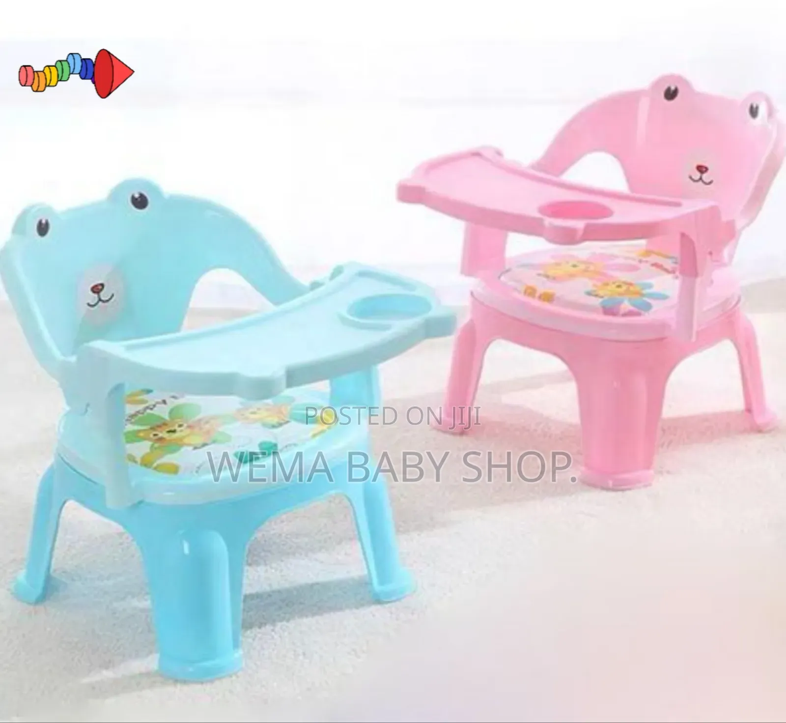 Baby Plastic Chair With Detachable Feeding Area