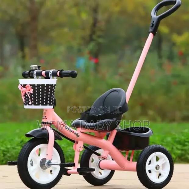Kids Tricycle With Handle - thumbnail 2