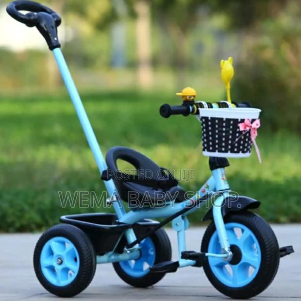 Kids Tricycle With Handle - thumbnail 3