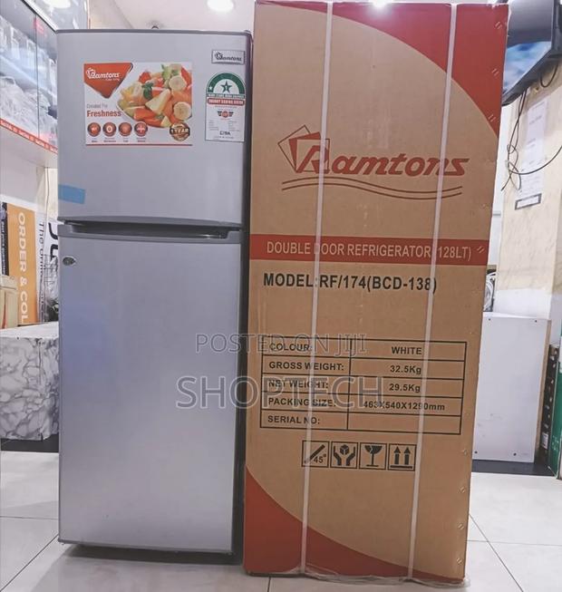 Ramtons RF/173, 2 Door Direct Cool Fridge, 128 Litres -