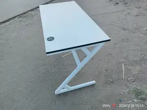 Computer Table With Metallic Stands 120cm