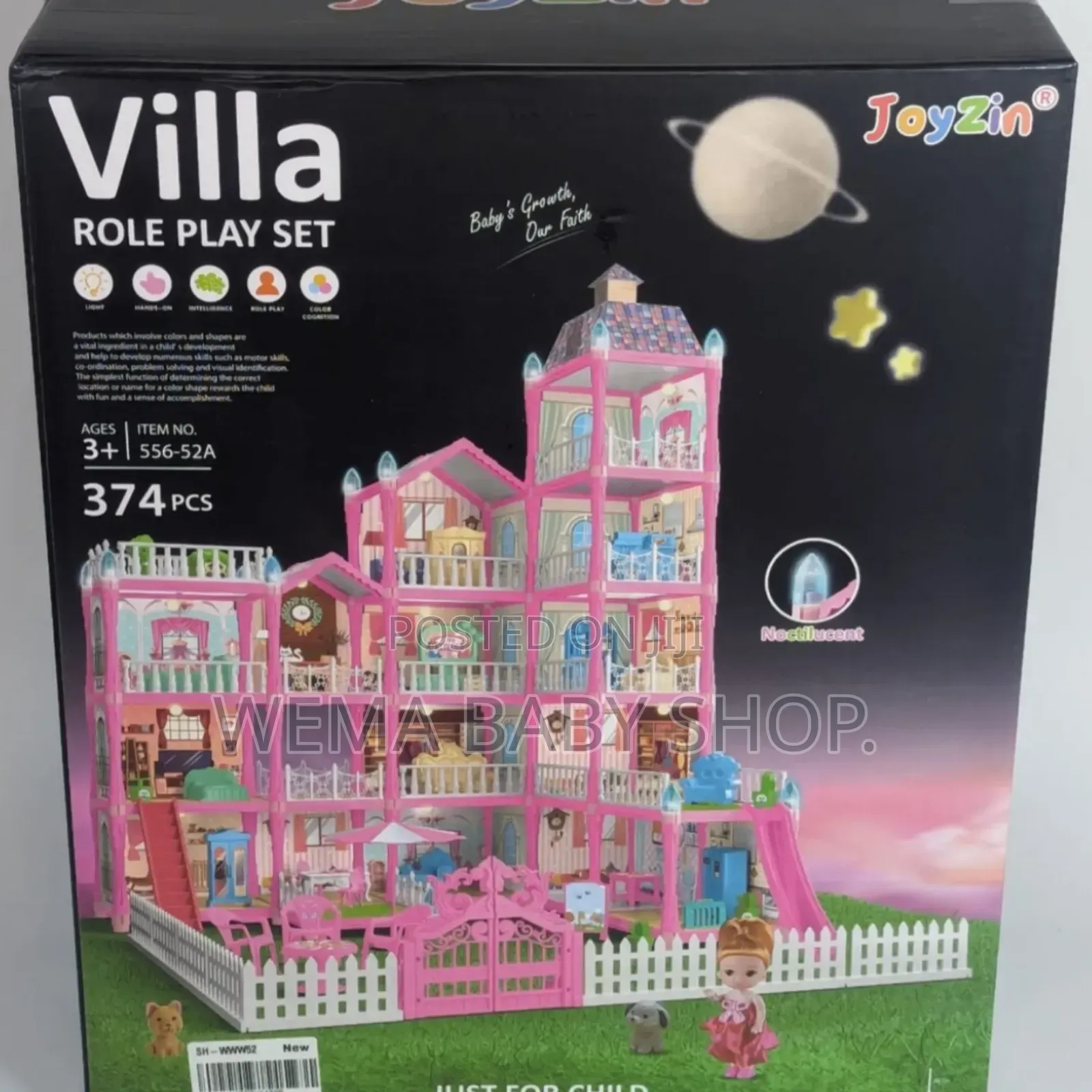 374pcs Villa Role Play Set Kids Toys