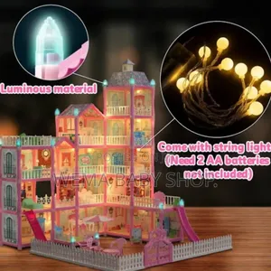 374pcs Villa Role Play Set Kids Toys