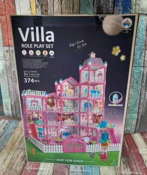 374pcs Villa Role Play Set Kids Toys