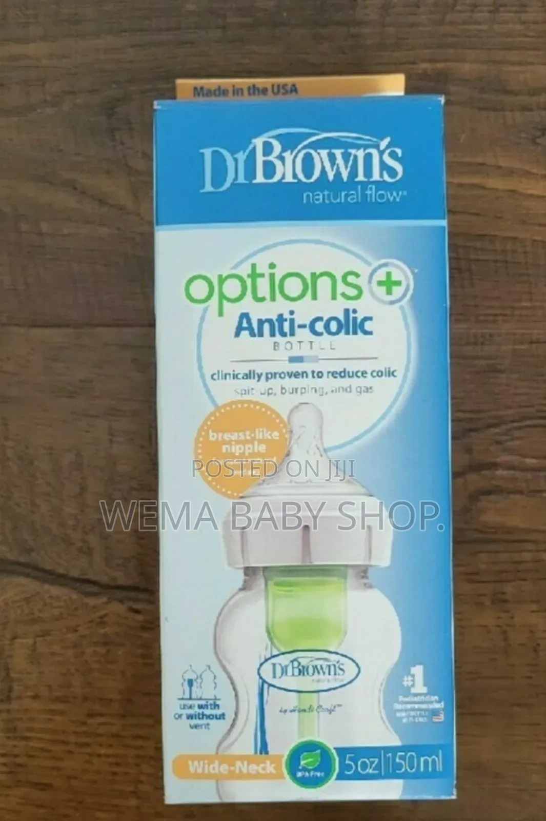 Dr Browns Natural Flow /Anti-Colic Feeding Bottle