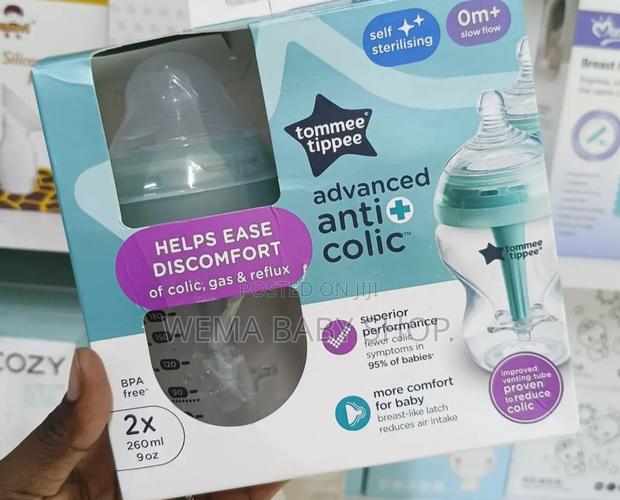 Twin Pack Tommee Tippee Advanced Anti-Colic Feeding Bottles - main view