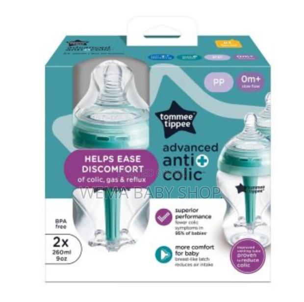 Twin Pack Tommee Tippee Advanced Anti-Colic Feeding Bottles - thumbnail 2