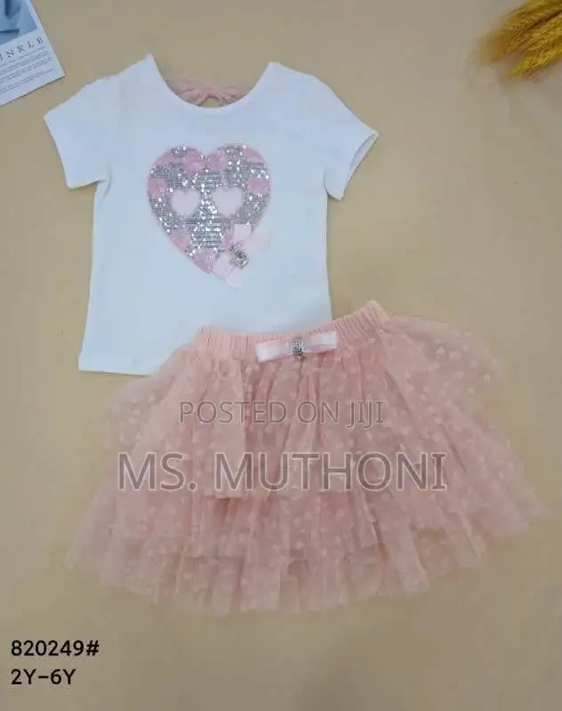 1-8yrs Girls Two Piece Set