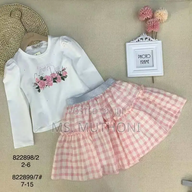 2-13yrs Girls Skirt Sets