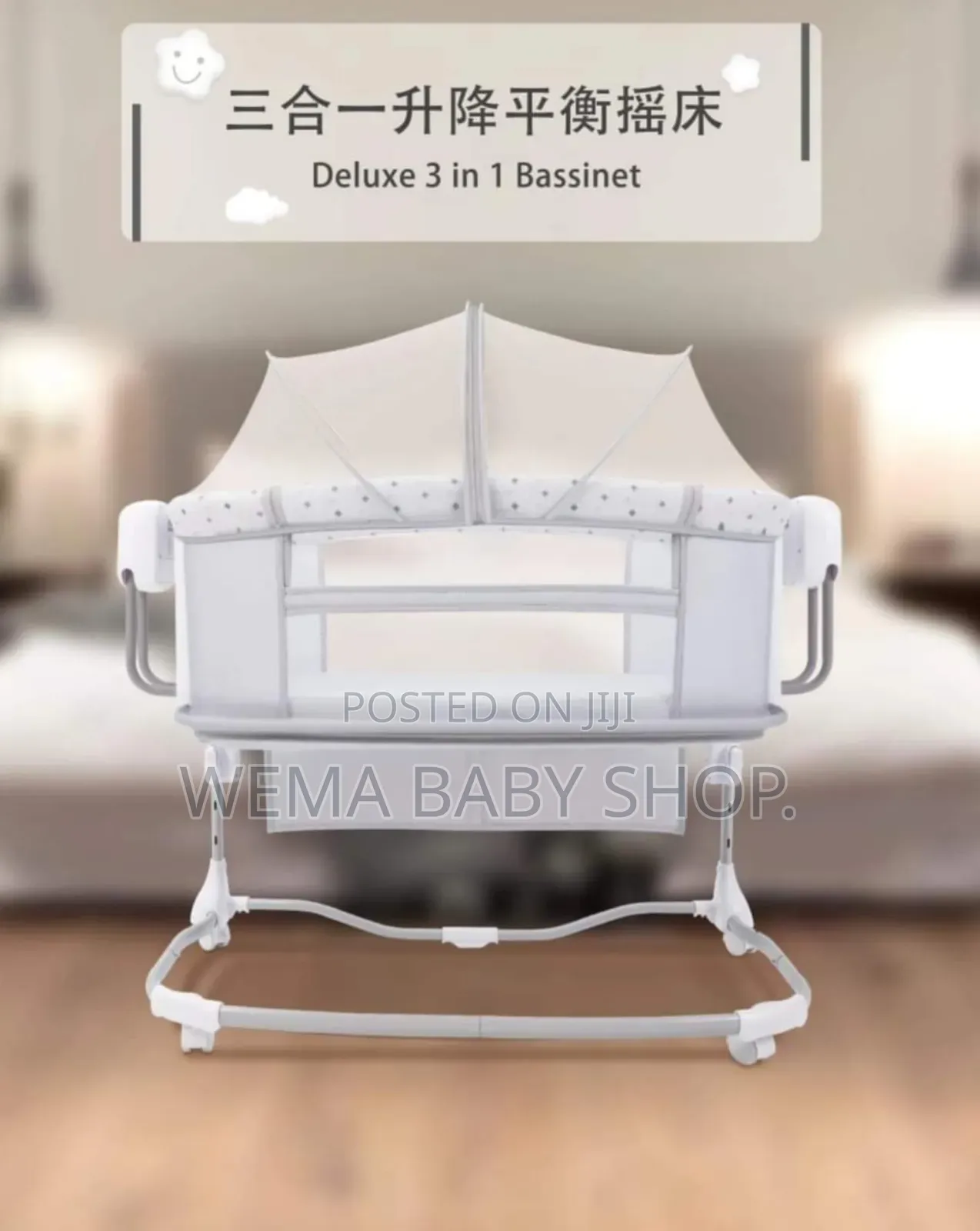 3 in 1 Executive Electric Mastela Swing/Co Sleeper/Bassinet
