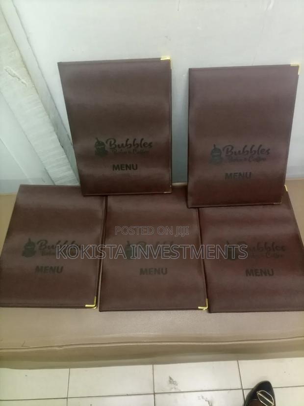 Restaurant Menu Folders ( Engraved) - thumbnail 2