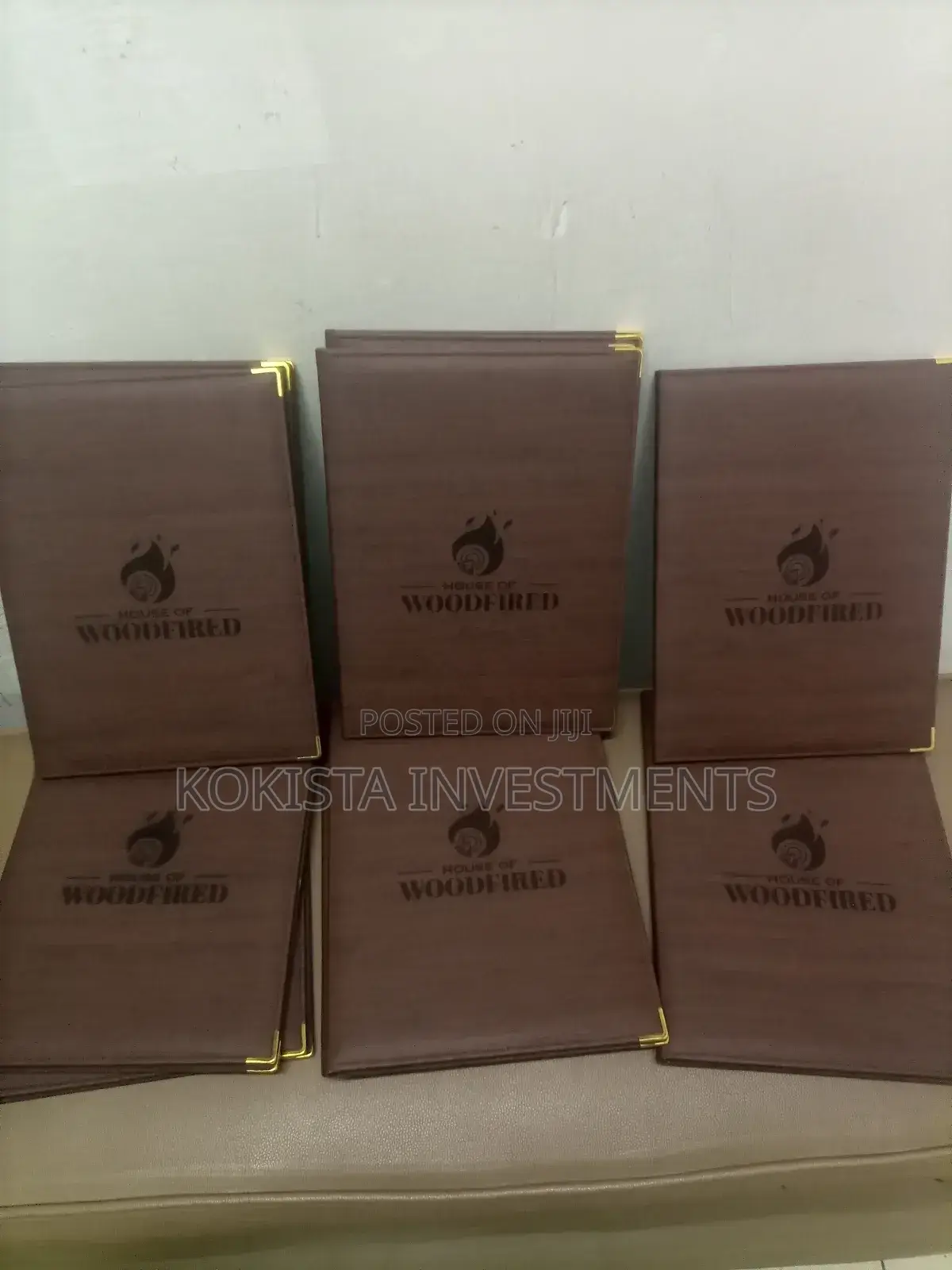 Restaurant Menu Folders ( Engraved)