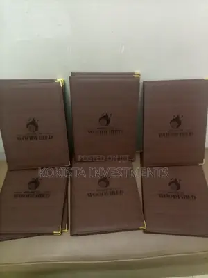 Restaurant Menu Folders ( Engraved)