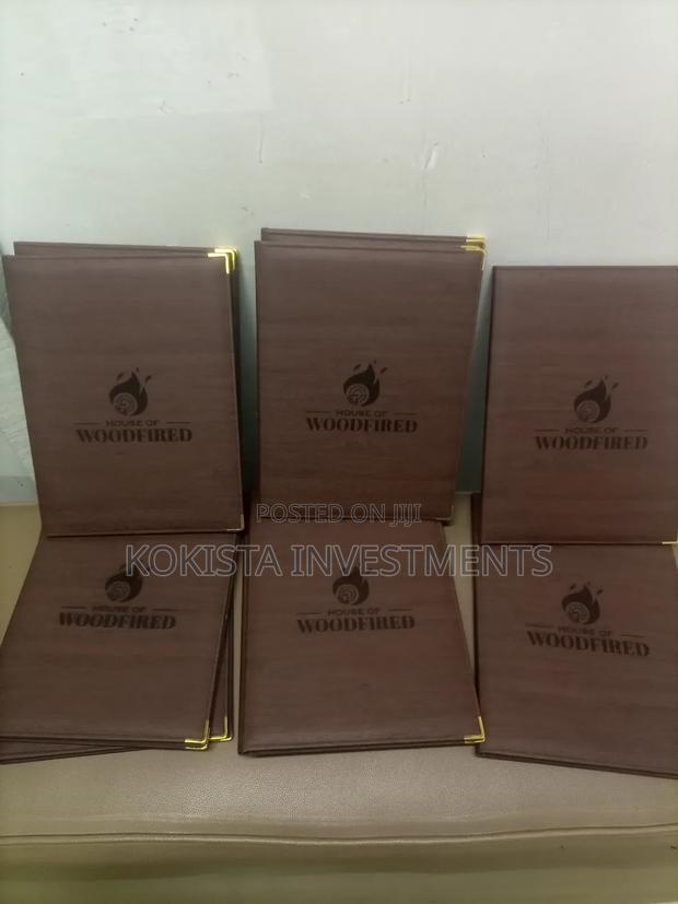 Restaurant Menu Folders ( Engraved) - thumbnail 4