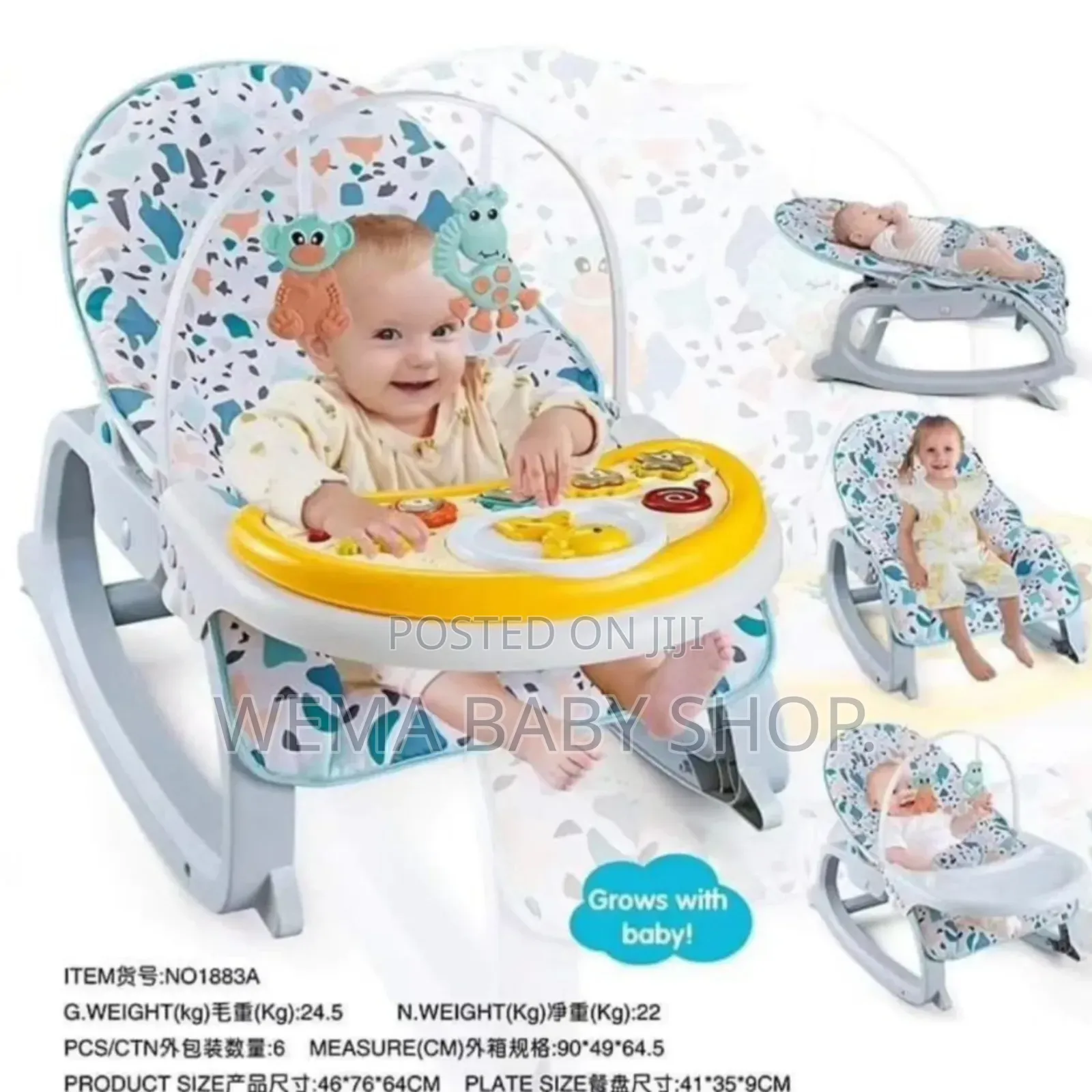 3 in 1 Musical Baby Rocker