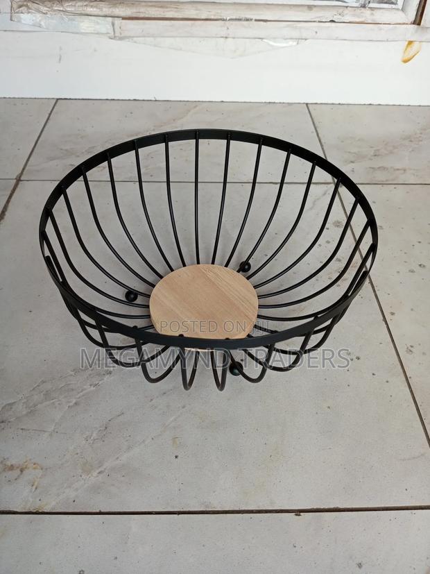 Golden Fruit Basket/Metal Fruit Basket - thumbnail 3