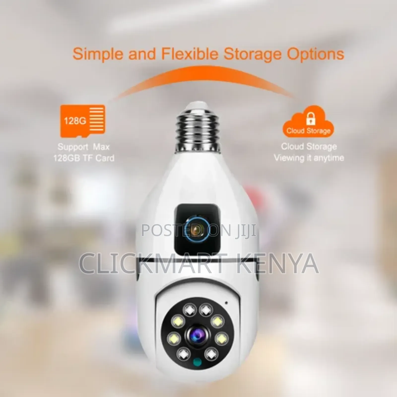 Dual Lens Wifi CCTV Camera for Wireless Surveillance,