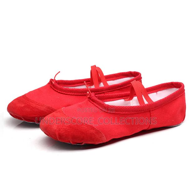 Girls Ballet Red Shoes