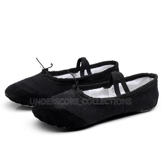 Black Ballet Shoes - main view