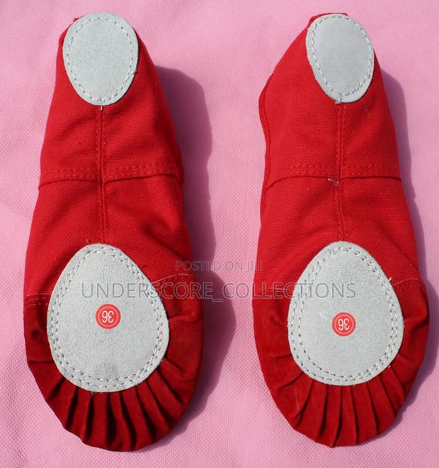 Red Classy Girls Ballet Shoes - main view