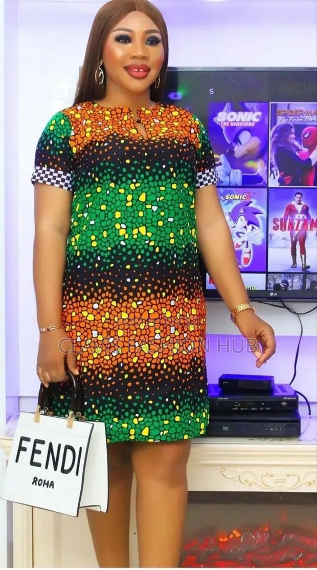 Kitenge Ladies Shift Dress - main view