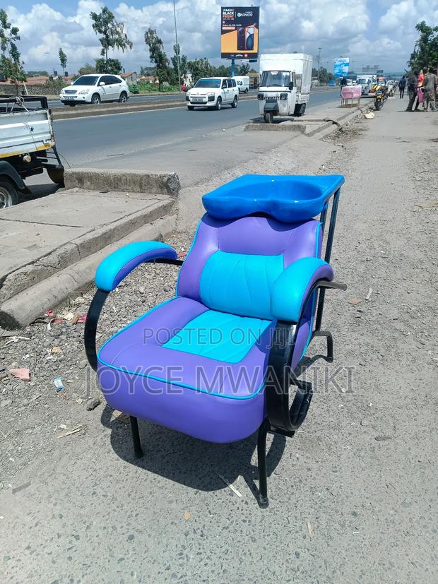 Salon Sink, Blue and Purple - main view