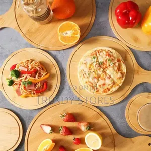Bamboo Round Pizza Plate