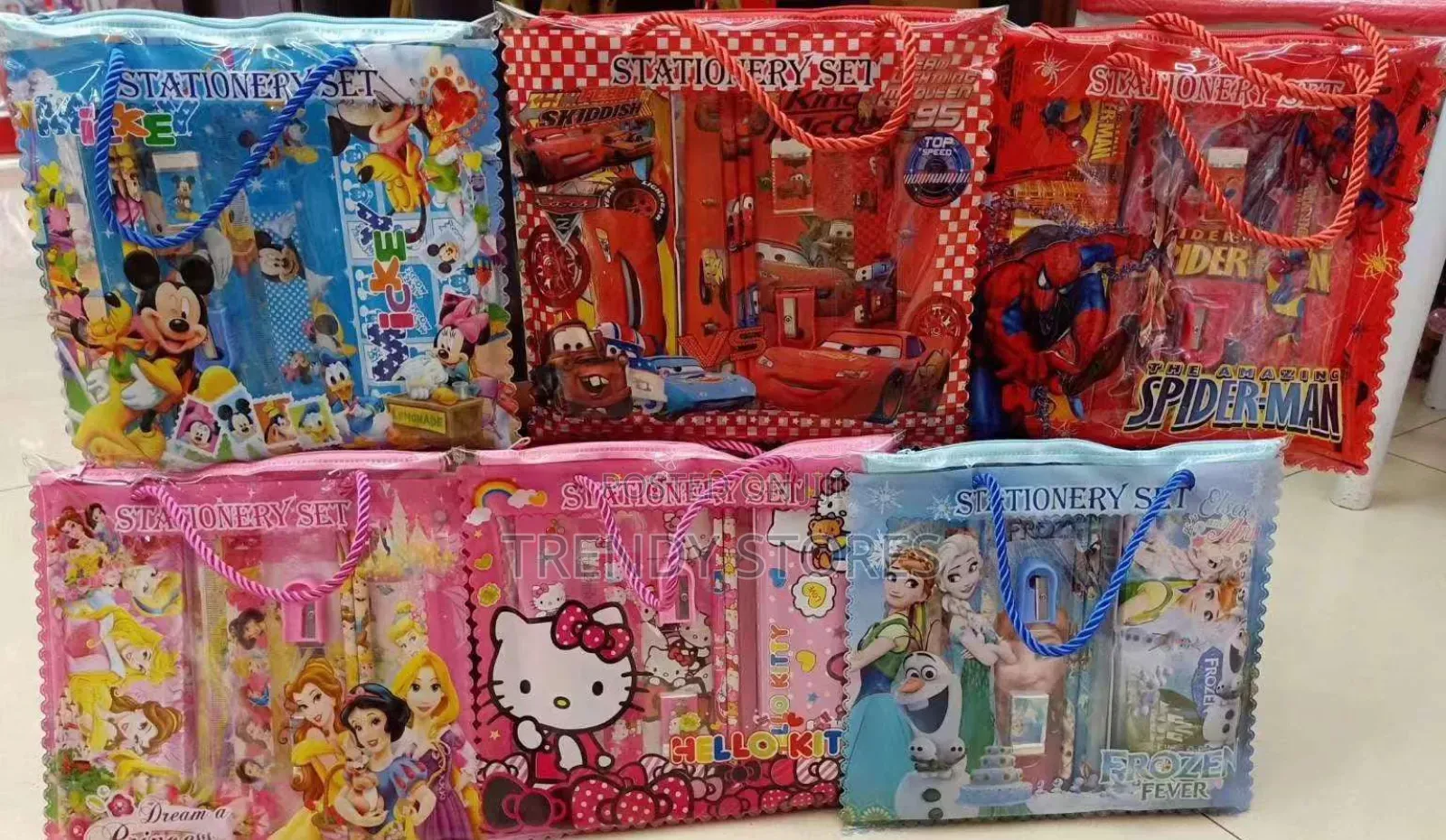 Cartoon Themed Stationery Set