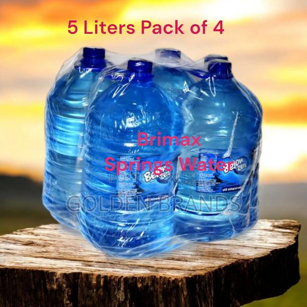 5 Liters Bottled Water 4 Packs - main view