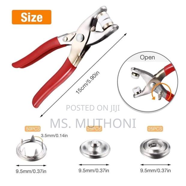 Metallic Snup Button Pliers Set - thumbnail 6