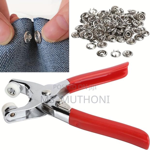 Metallic Snup Button Pliers Set - main view