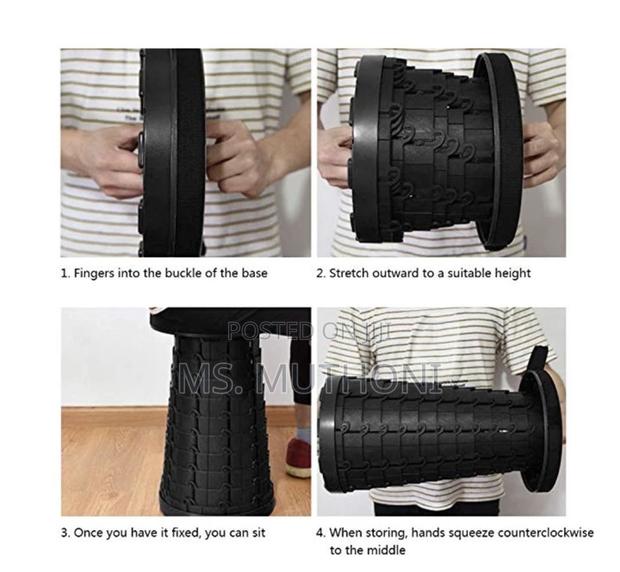 Telescopic Portable Retractable Stool - thumbnail 4