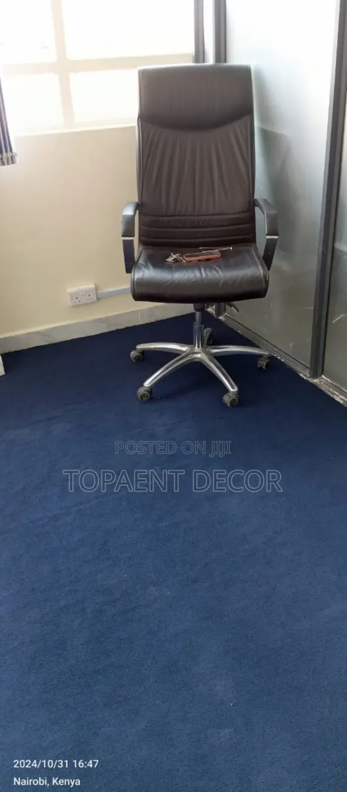 Nevy Blue Delta 4mm Office Wall to Wall Carpets