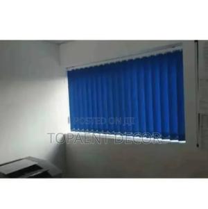 Printing Room Nevy Blue Vertical Office Blinds