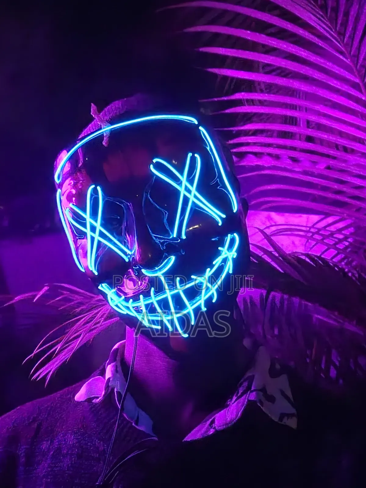 Led Light Up Party Mask