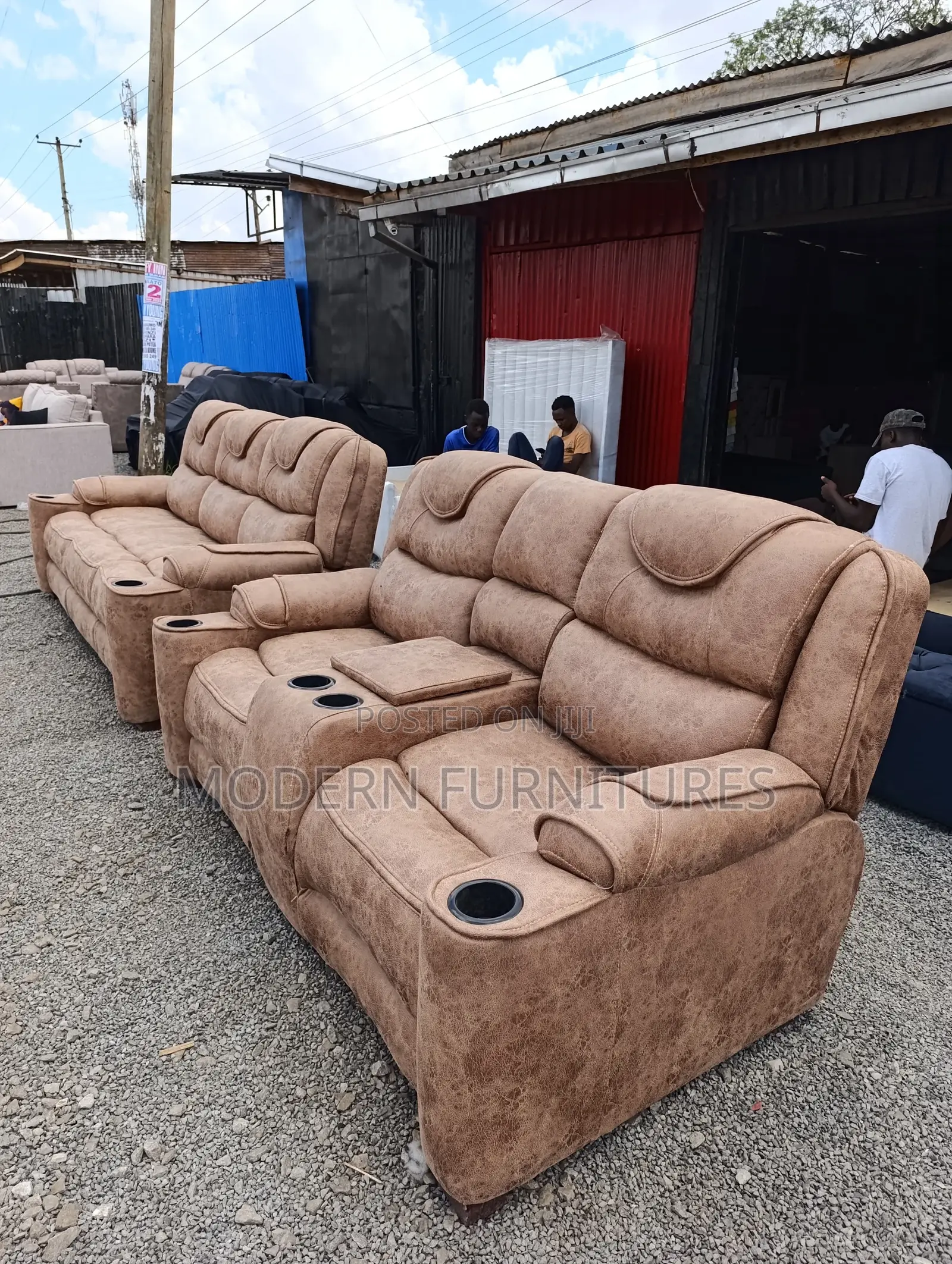 Customized 5 Seater Sub Recliner Sofa