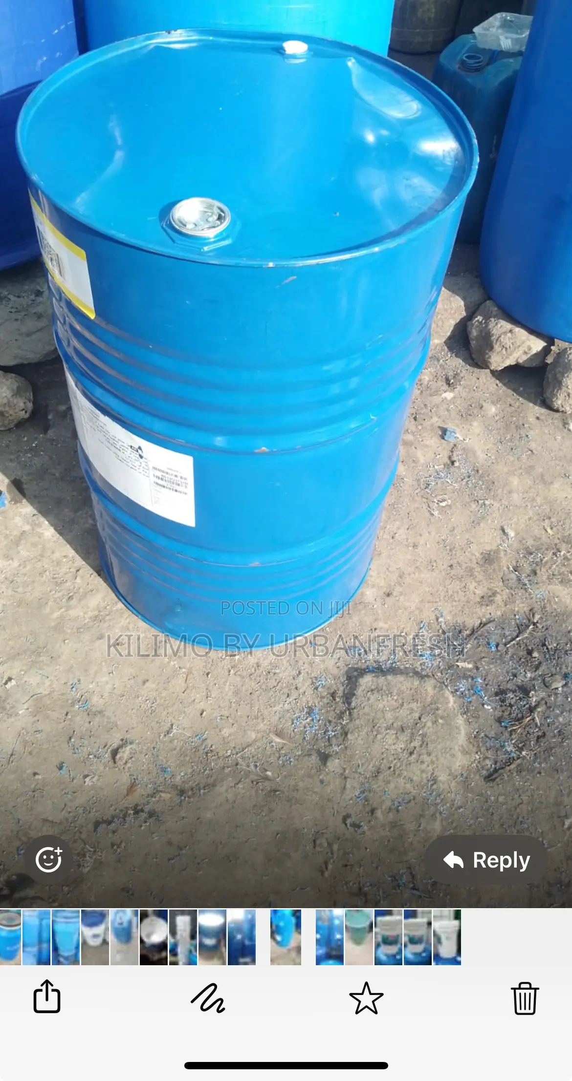 Metal Drum 200ltrs With Airtight Lockable Lid