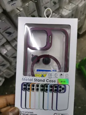 Steel Frame Lens Protection Shockproof Cover, for iPhone 15