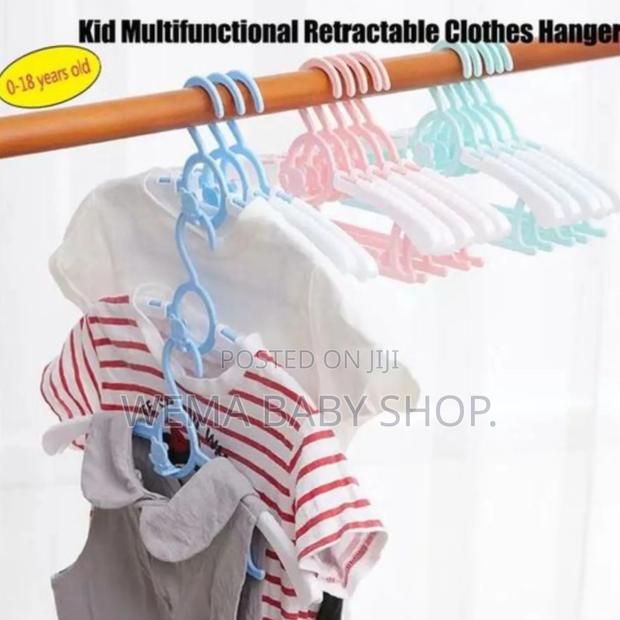 10pcs Set Kids Adjustable/Retractable Hangers - thumbnail 5
