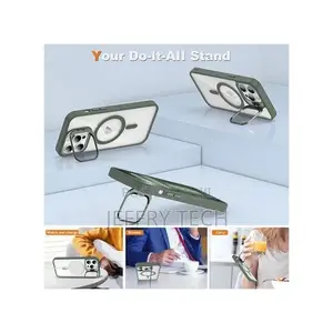 Magnetic Case for iPhone 11 With Camera Stand Shockproof Sli