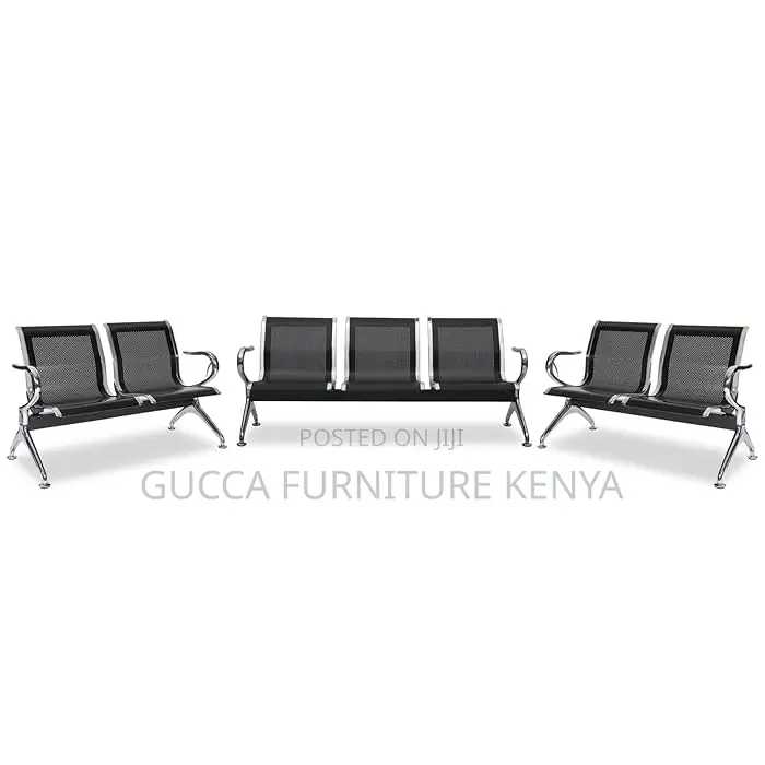 Benches:3-Link Metallic Airport Waiting Bench