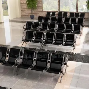 Benches:3-Link Metallic Airport Waiting Bench
