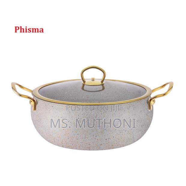 Quality 9pcs PHISMA Heavy Granite Cookware Set* - thumbnail 3